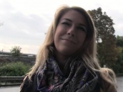 Pickedup eurobabe fucked on backseat of car