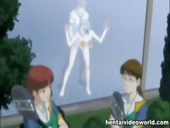 Crazy hentai hardcore in public place