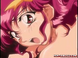 Redhead hentai sucking bigcock and hard poking by black