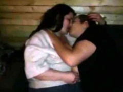 Chesty redhead BBW getting cunnilingus in lesbian scene