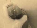 homemade gloryhole handjob with big cumshot