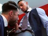 MENATPLAY Klein Kerr Anal Fucks Suited Gay Boss James Castle