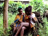 Kenyan Lesbians Caught Teasing Outdoor and Orgasming Indoor