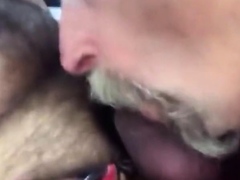 Truck Stop Cock Sucking with a Daddy Bear