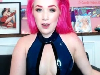 Pretty redhead webcam masturbation show