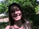 Hottie Meggie gets banged in the park